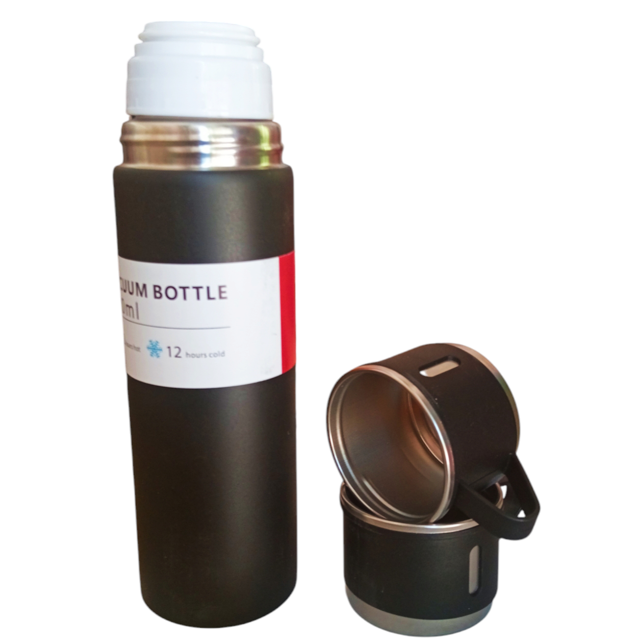 Termo vacuum Flask set, dos tazas, termo de 500 mls