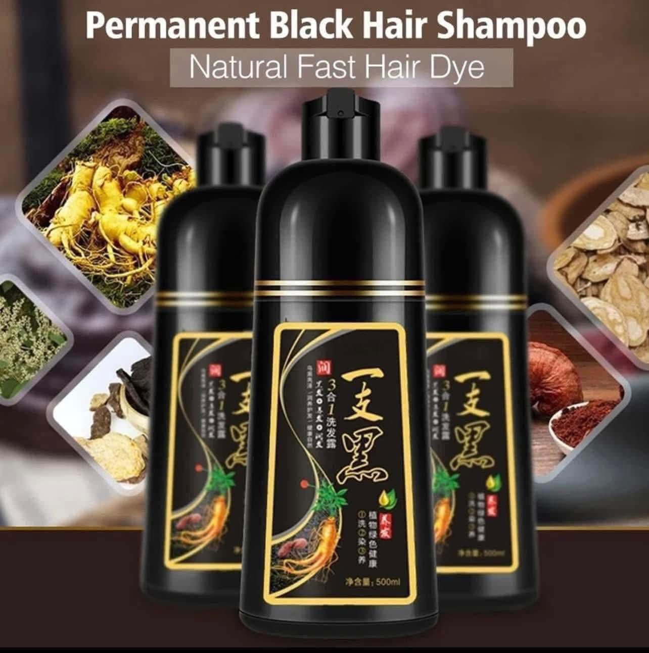 Shampoo tinte viral café y negro