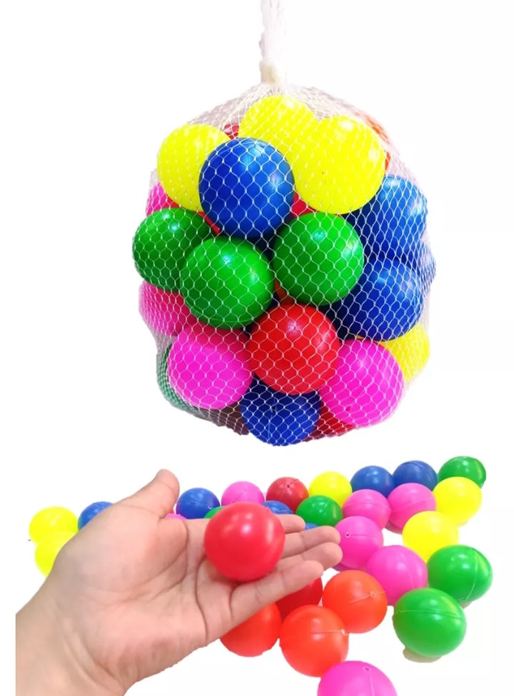 Bulto de 50 pelotas de hule, semirígido