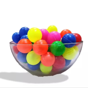 Bulto de 50 pelotas de hule, semirígido
