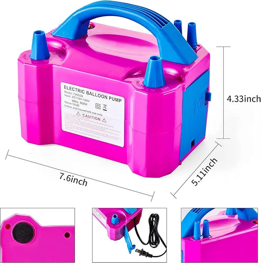 Bomba electrica para inflar globos