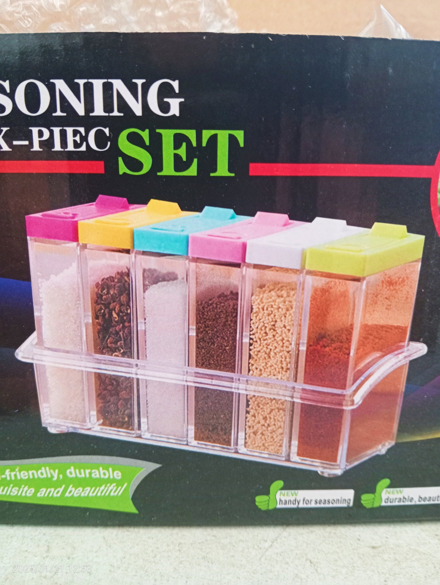 Set especiero 6 piezas