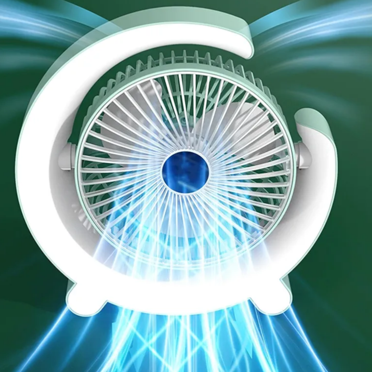 Ventilador de viaje USB diseño minimalista