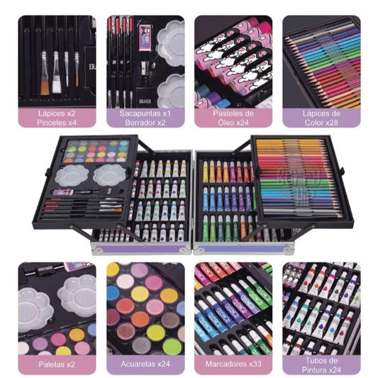 Maletín set de arte diseño moderno