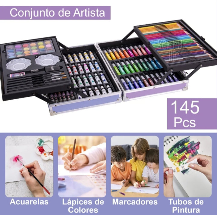 Maletín set de arte diseño moderno