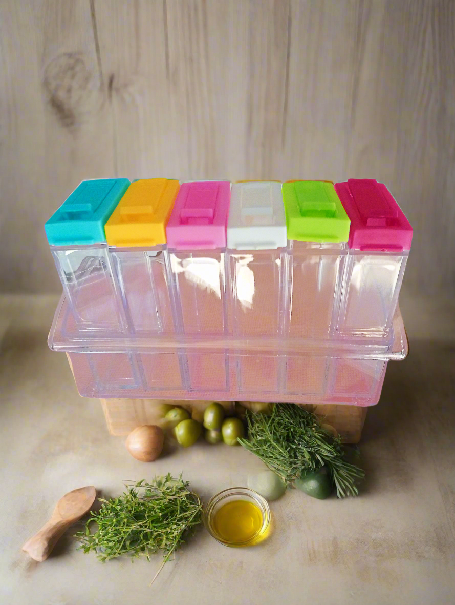 Set especiero 6 piezas