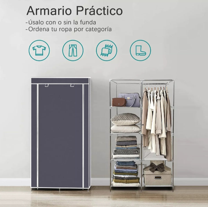Closet armario de 56 CMS x 44 CMS x 146 cms