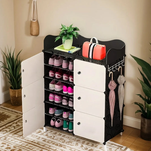 Zapatera con puerta 82 x 28 x 108 cms