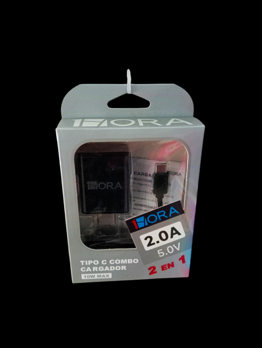 Cargador para celular tipo c 1 Hora