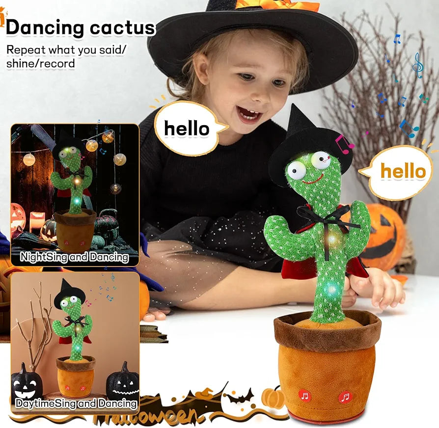 Cactus bailarin y parlanchín, repite lo que dices.