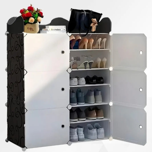 Zapatera con puerta 82 x 28 x 108 cms