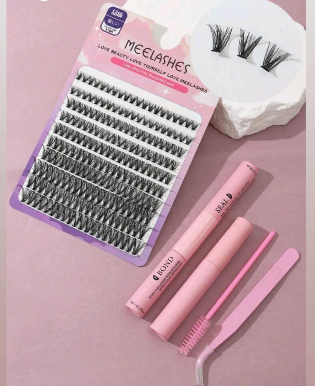 Kit completo de pestañas