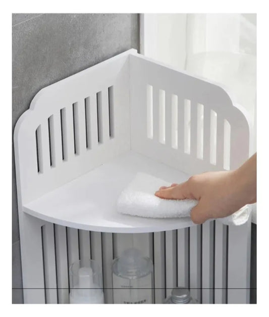 Organizador de bano esquinero