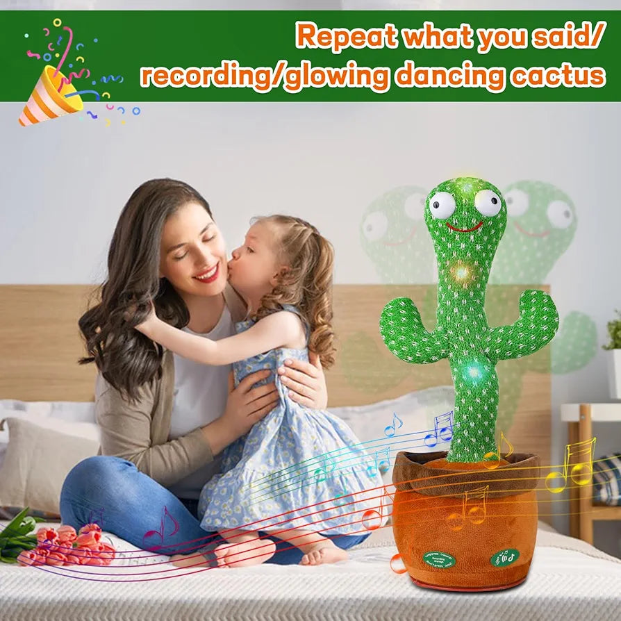 Cactus bailarin y parlanchín, repite lo que dices.