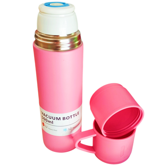 Termo vacuum Flask set, dos tazas, termo de 500 mls