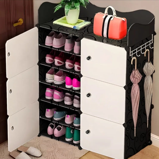 Zapatera con puerta 82 x 28 x 108 cms