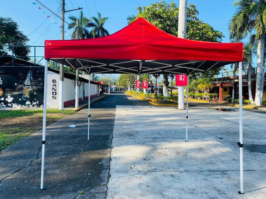 Terraza armable y abatible de 3m x 3m
