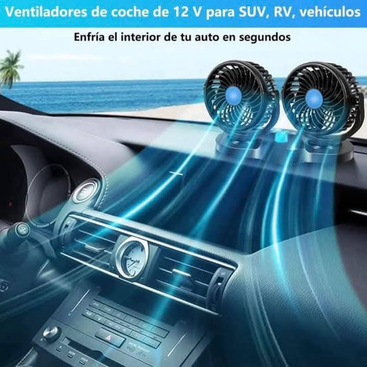 Ventilador doble para auto
