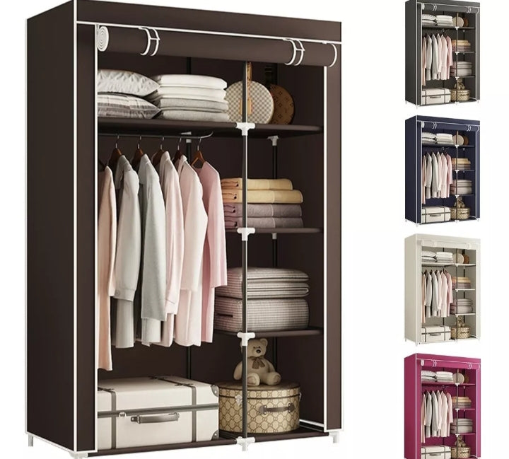 Closet Storage Wardrobe 88130 130 x 45 x 175
