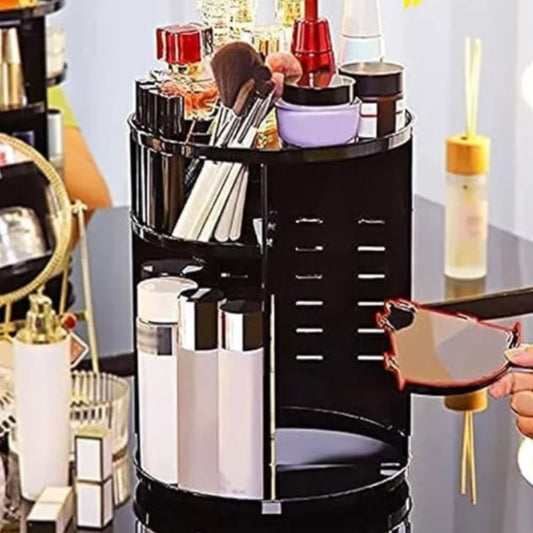 Cosmetiquera acrílica giratoria