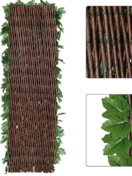 Biombos follaje decorativo 1.2 mts x 2.5 mts